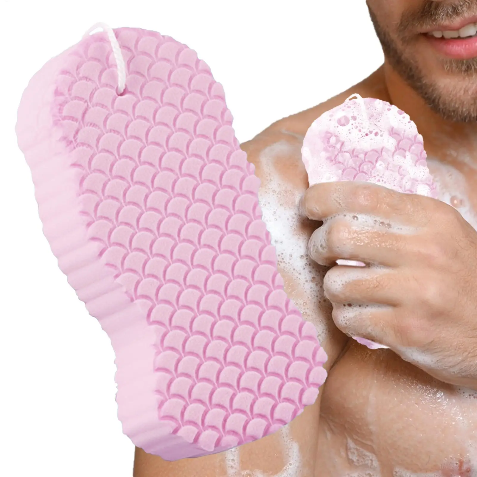 ماجيك الإسفنج الأطفال حمام الإسفنج الجسم مزيل الجلد الميت التقشير مدلك تنظيف فرشاة اغتسال تقشير الإسفنج