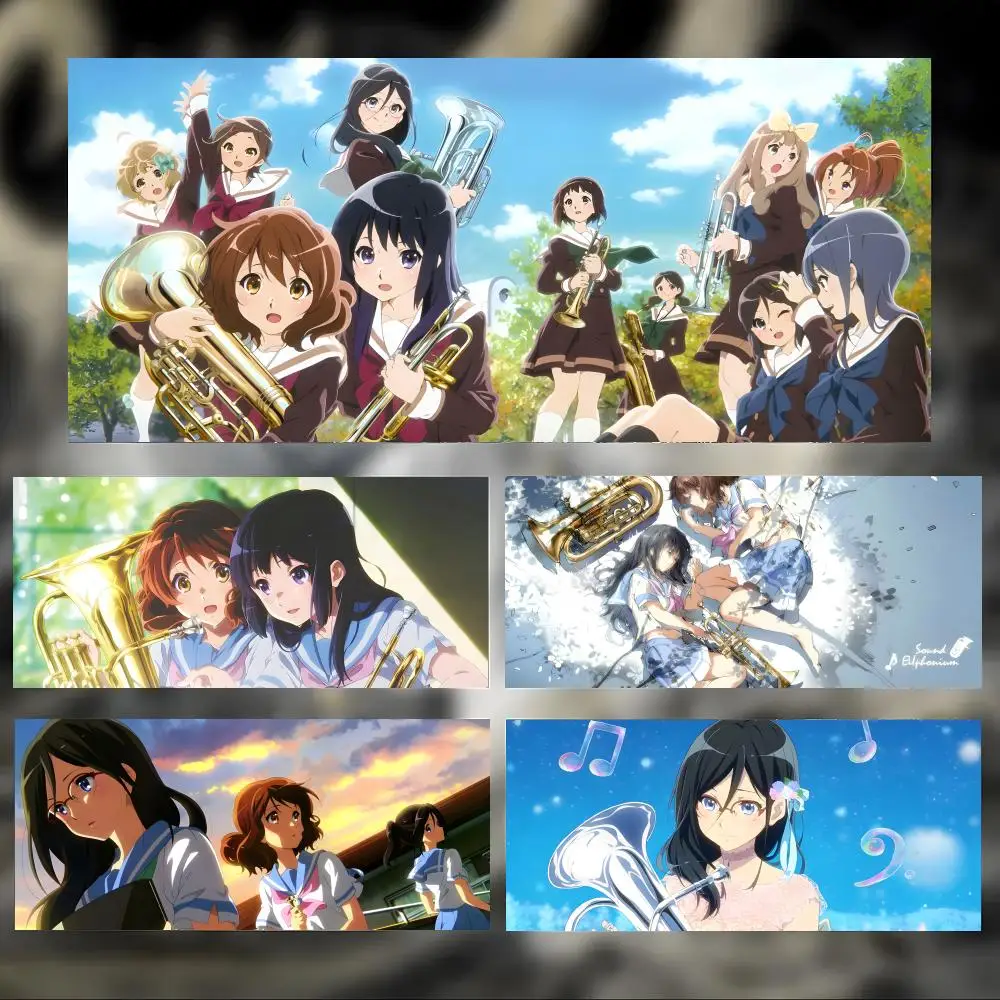 music anime S-Sound Euphonium Mouse Pad Large Thick Desk Pad Stitched Edges Gaming Mouse Mat for PC