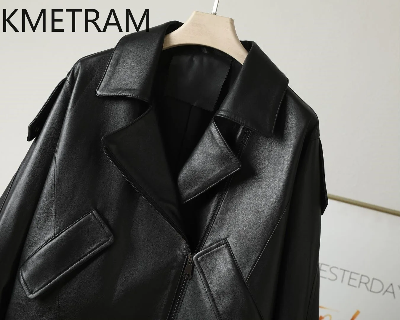 100 % echte Schaffelljacke für Damen, kurze, lockere Echtlederjacken für Damen, neu in Oberbekleidung, Herbst-Damenkleidung, 2025 Robertoка