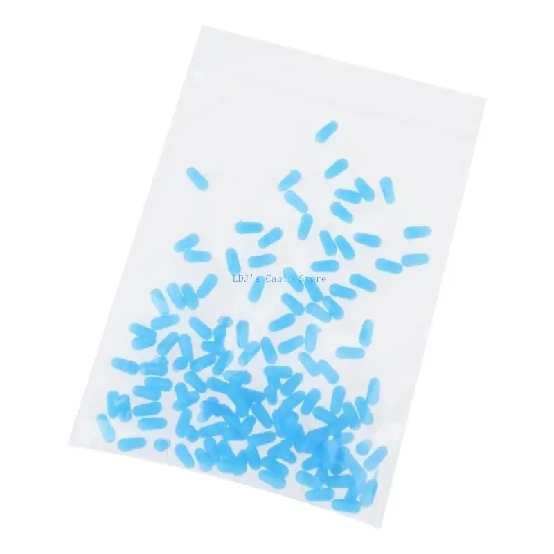 

XXFC 100pack Fly Fishing Rubber Ovals Stopper Fishing Float Fishing Bobber Tool