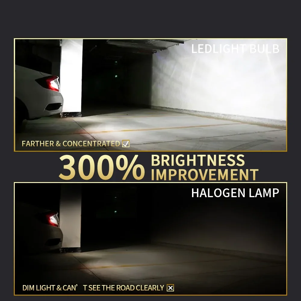 2pcs 921 LED Bulb Reverse Light White 300% Super Bright 360° lumens T15 912 Replacement with Projector for Backup Light Bulbs