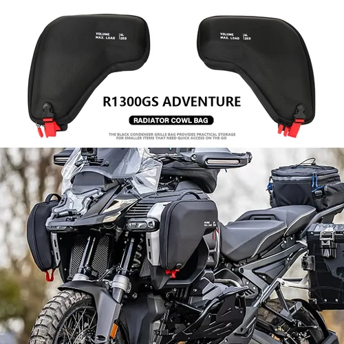 Accesorios para motocicleta R1300GS Adventure carenado bolsas de capó de radiador izquierdo derecho impermeables para BMW R 1300 GS ADV R1300GSA 2024-