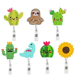 Retractable Badge Reel Clip for Nurses Students Doctors Name Badge Card Holder Lanyard for Keys Office School Accessories