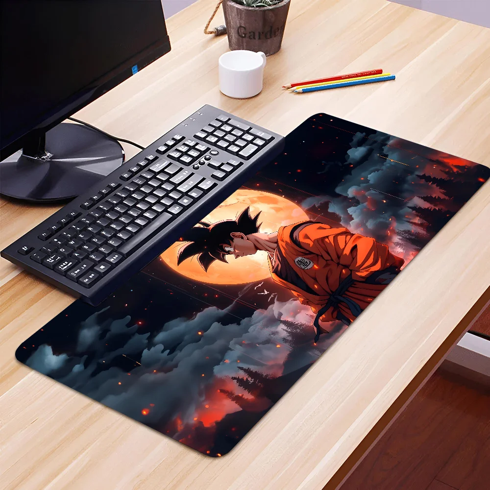 1pc sutra anime S-Silver G-Goku Non-slip Mouse Pad Suitable For Office Computers Laptops E-sports Game Desk Mats XXL Keyboard