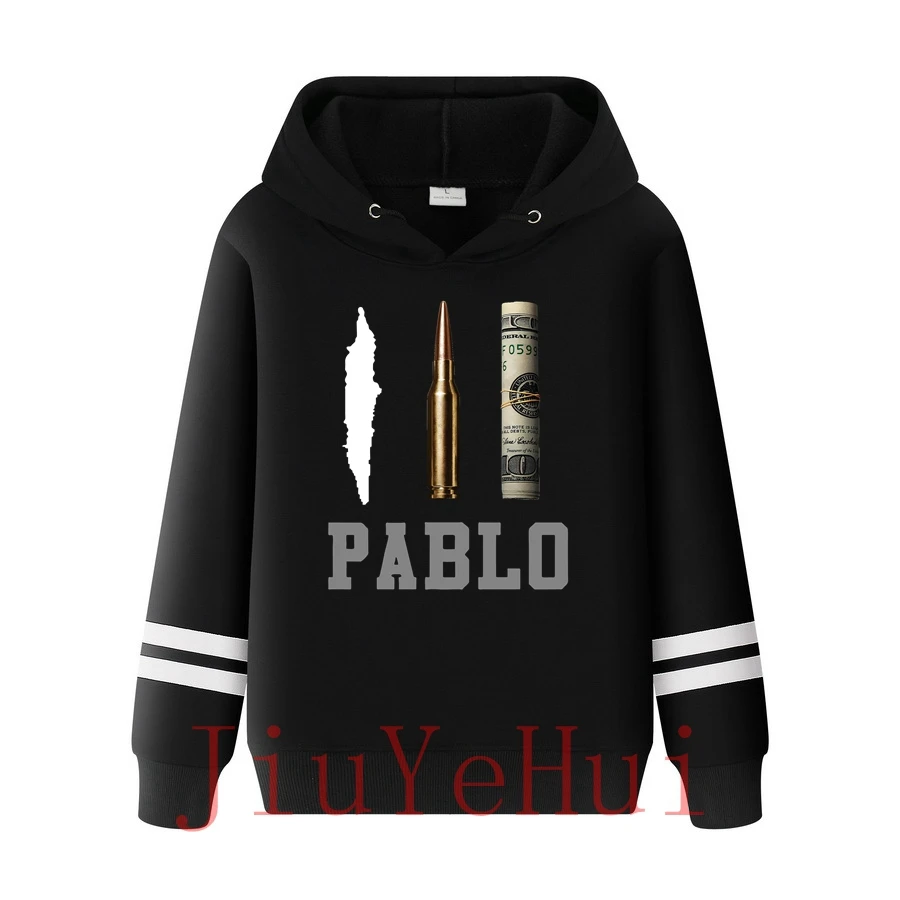 Pabloes Hoodies Weed Mafia Scareface Luciano Capon Hoodie Men Escobar Sweatshirts Men's Solid Color Hoodies Sweatshirt Tops