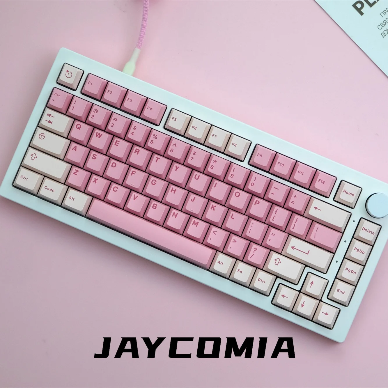 Imagem -02 - Gmk Rim Tema Cherry Perfil Teclas 121 Teclas por Conjunto Tiro Duplo para Teclado Mecânico Faça Você Mesmo Personalizado Gk61 73 84 96