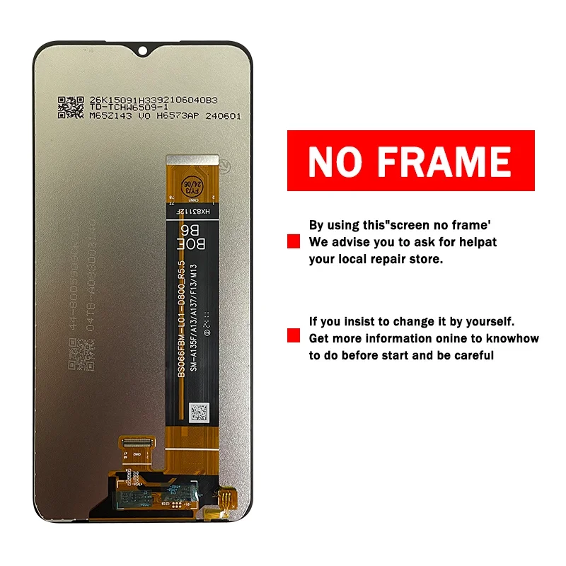 High Quality A13 LCD For Samsung A13 4G A135F Display Touch Screen Digitizer For Samsung A13 LTE A135U A135B A135U1 LCD