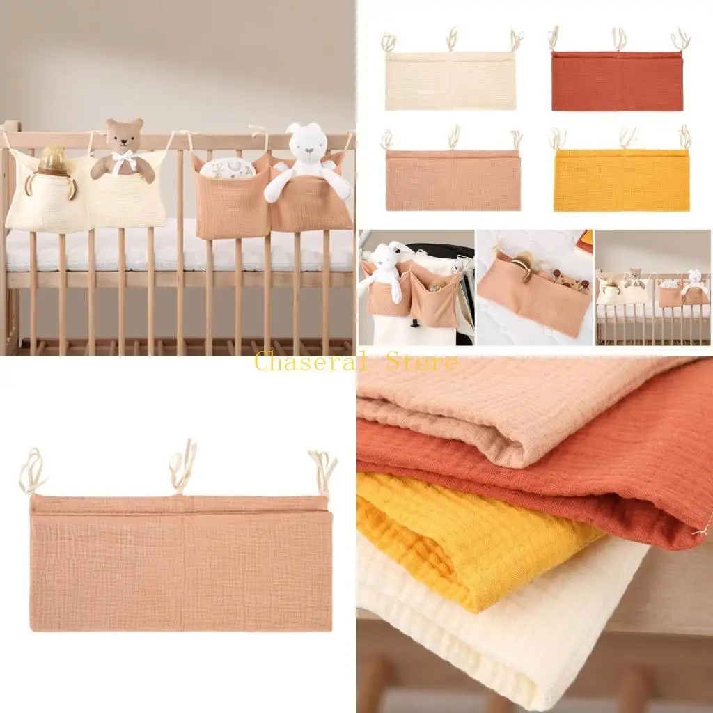 E7CE Multipurpose Nursery Storage Bag with Compartments Space Saving for Baby Cares