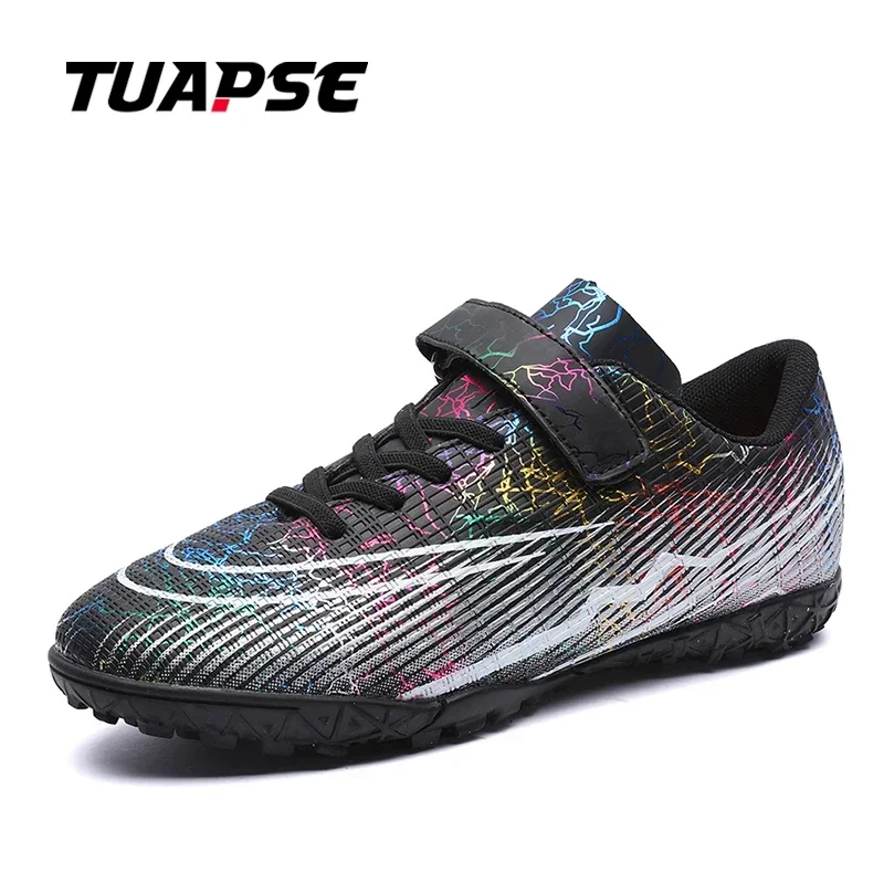 TUAPSE New Men Soccer Shoes Children's Football Shoes With Broken Studs Sneakers Light Non-Slip Sport Training Cleats Size 29-39