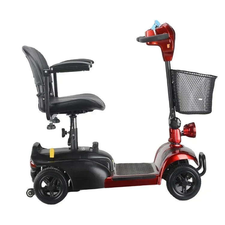Outdoor 4 wheel small motorcycle electric wheel chair power chair electric scooter for disable