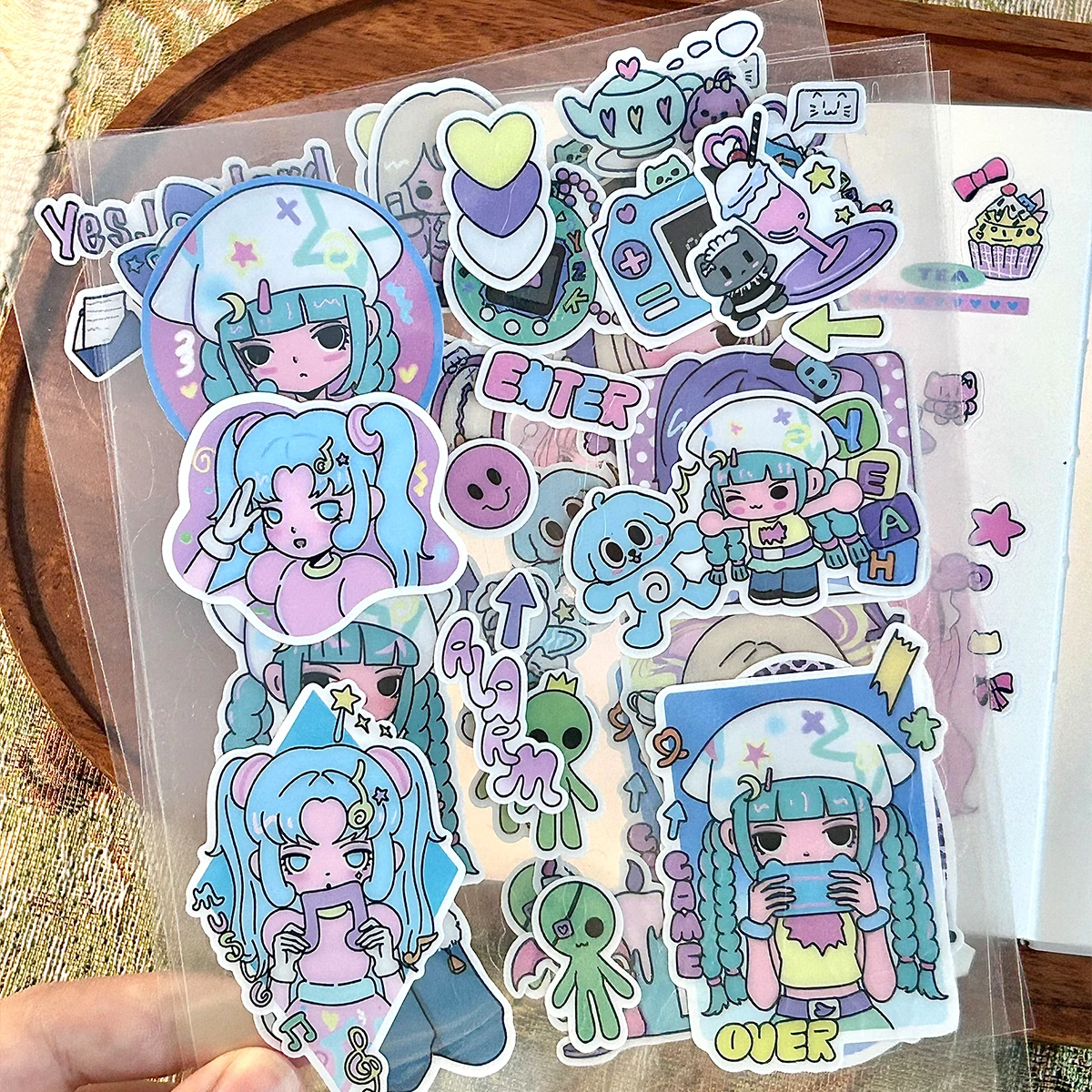 WAKAWAKA Stickers Game Time Character Scrapbooking Stickers Diy Phone Luggage Motorcycle Laptop Suitcase Decal Sticker