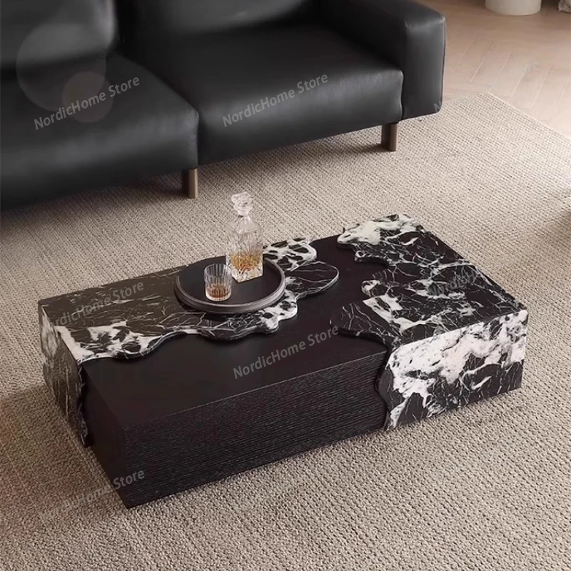 

Italian Minimalist Coffee Tables Modern Minimalist Living Room Marble Storage Coffee Table Designer Luxury Home Furniture FYCT