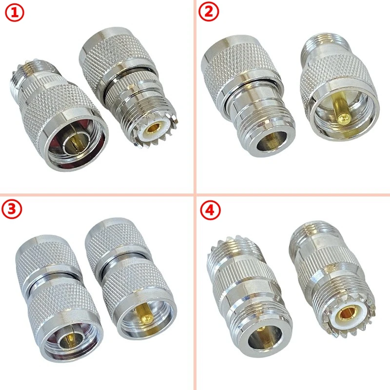 

Прямой коннектор «папа»-«мама» UHF SO239 PL259-N, 1 шт.
