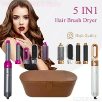 5 in 1 Hair Dryer Hot Comb Set Professional Curling Iron Hair Straightener Styling Tool For Professional Hair Dryer Household