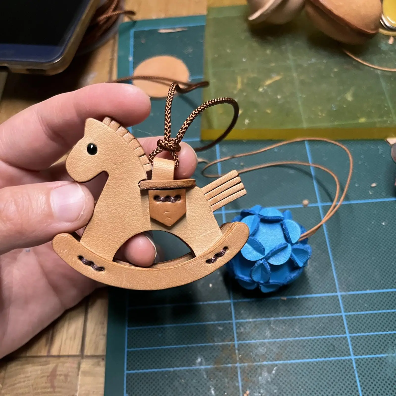 DIY Rocking Horse Punch Embossing Cutting Dies, for Leather Cut Making