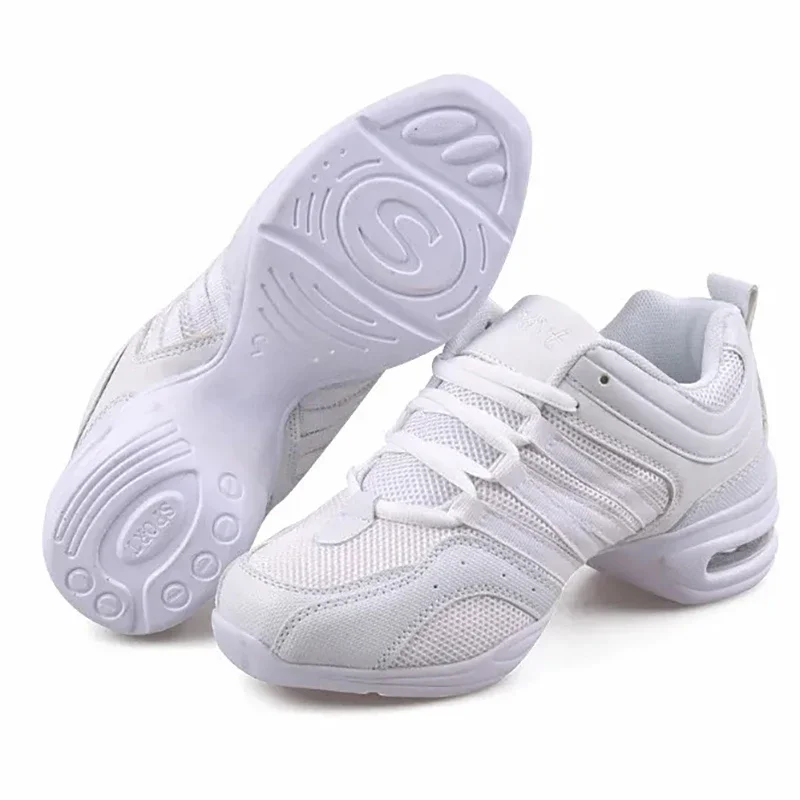 Dancing Shoes Sports Feature Modern Dance Jazz 1 Soft Outsole Breath Dance Shoes Sneakers For Woman Practice Shoes