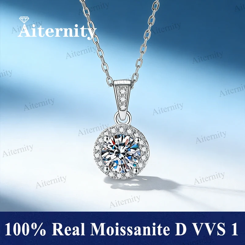 Thumbnail 2 - #5 Cheapest Moissanite Pendant Necklaces Deals You Can Get
