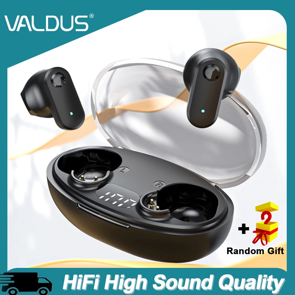 

VALDUS 2025 Новые Bluetooth-наушники VTS-210 Hi-Fi, высокое качество, шумоподавление, ответ на телефон, спортивные удобные беспроводные наушники