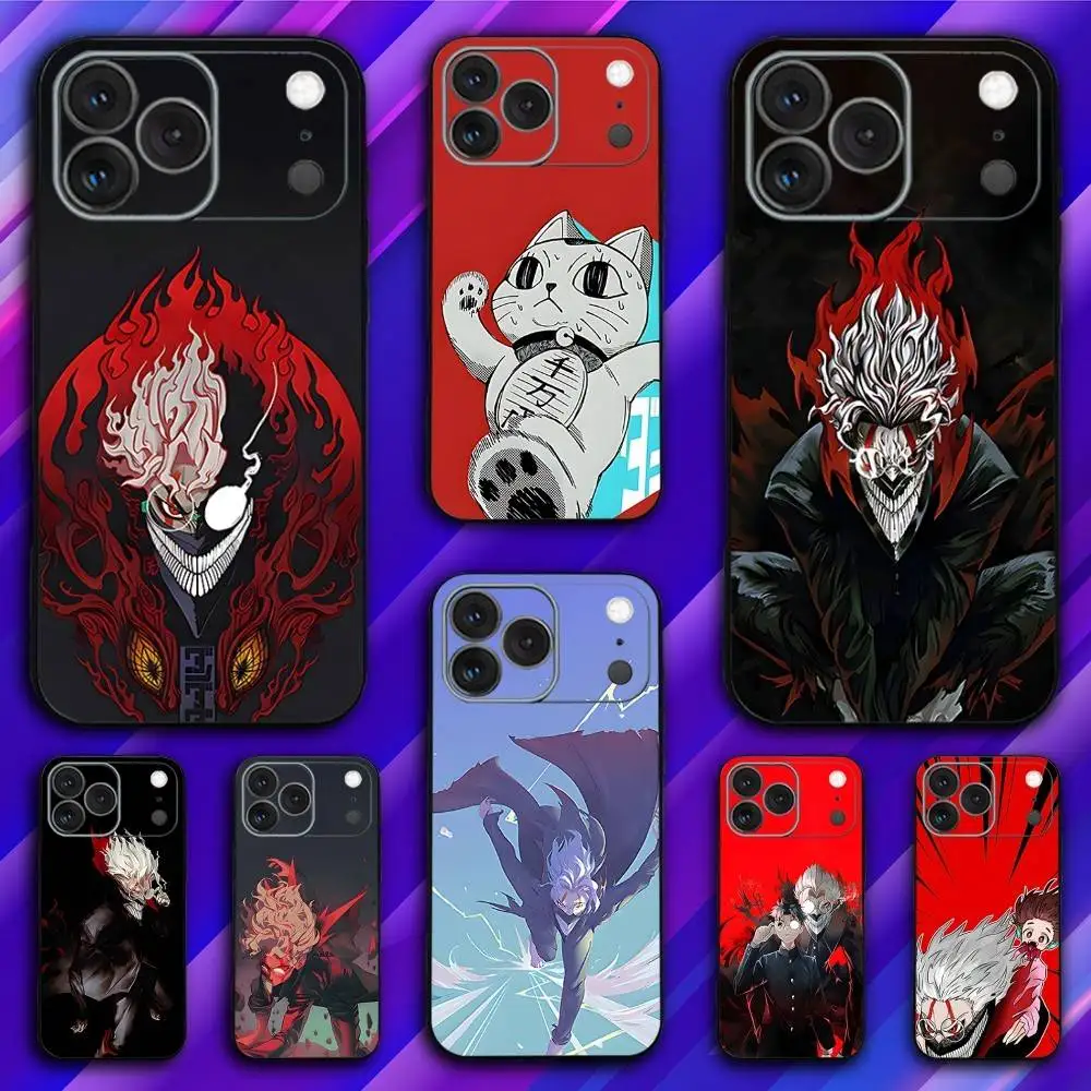 

O-OkarunS Anime Phone Case For iPhone 17,16,15,14,13,12,11,Pro,Max,Plus,X,XS,SE4,E,Mini,Soft Black Case