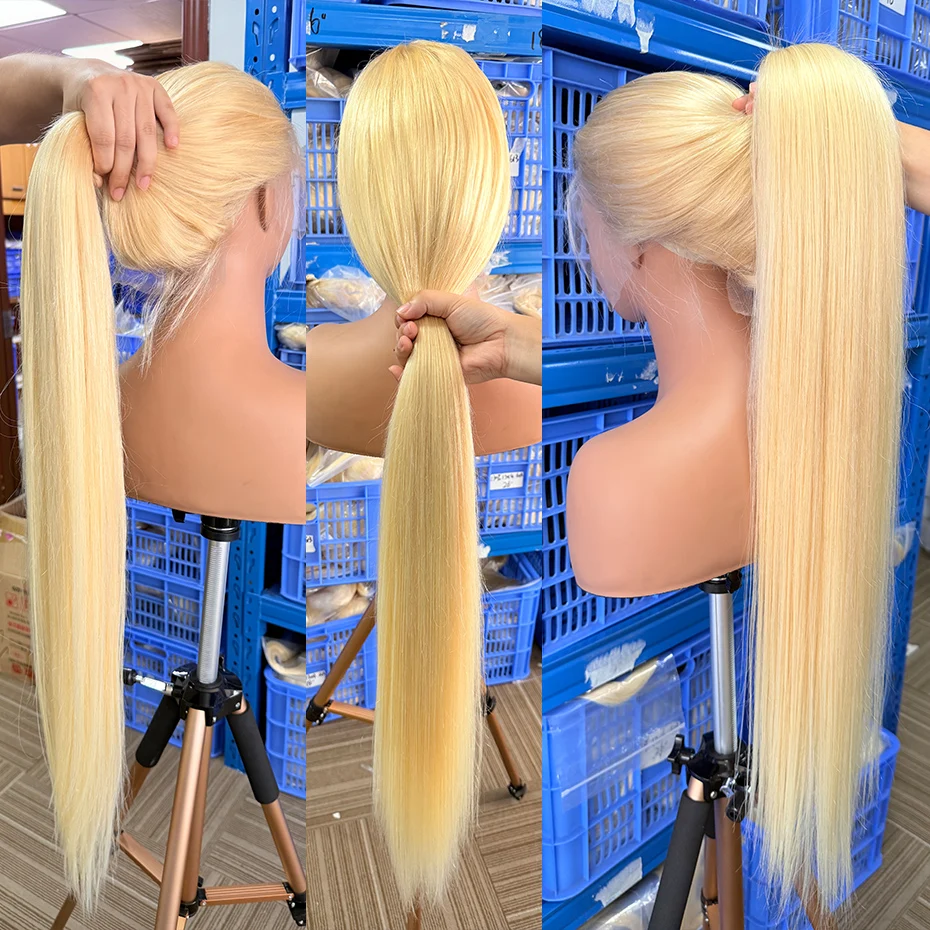 360 Lace Frontal Wigs 613 Human Hair Wig Vietnamese Raw Straight Hd Lace Frontal Wig 13x6 Pre Plucked 13x4 Blonde Lace Front Wig