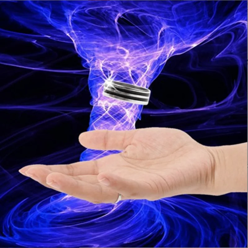 

Magic Floating Ring Magic Tricks Invisible Floating effect Magia Magician Close Up Street Illusions Gimmick Prop Mentalism Funny