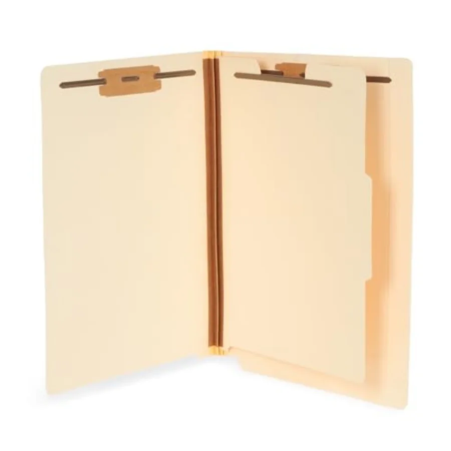 

Blue Summit Manila Classification Folder 1 Divider Classification Folder and 4 Fasteners Letter Size Manila 50 Folders