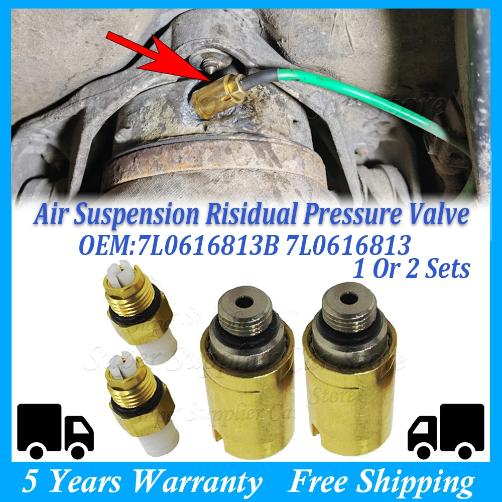 

Air Suspension Risidual Pressure Component Reduce Bumps For Q7 Volkswagen VW Touareg Cayenne 7L0616813B 7L5616404B 7L5616403B