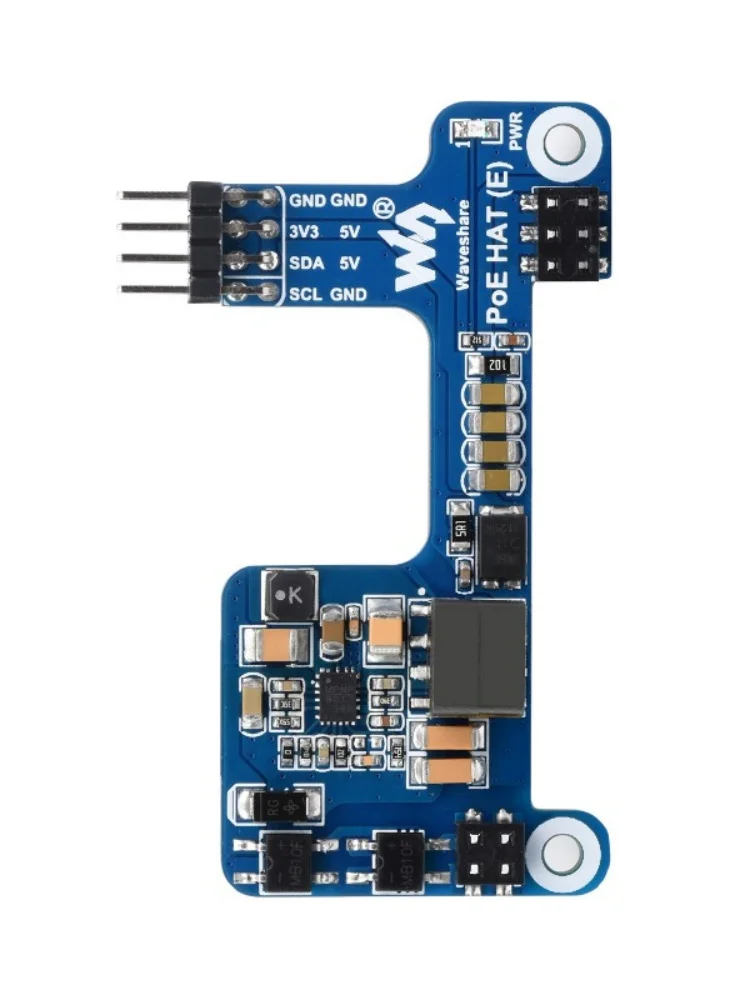 MINI POE HAT FOR RASPBERRY PI Power Over Ethernet HAT For Raspberry Pi 3B+/4B, IEEE 802.3af-Compliant