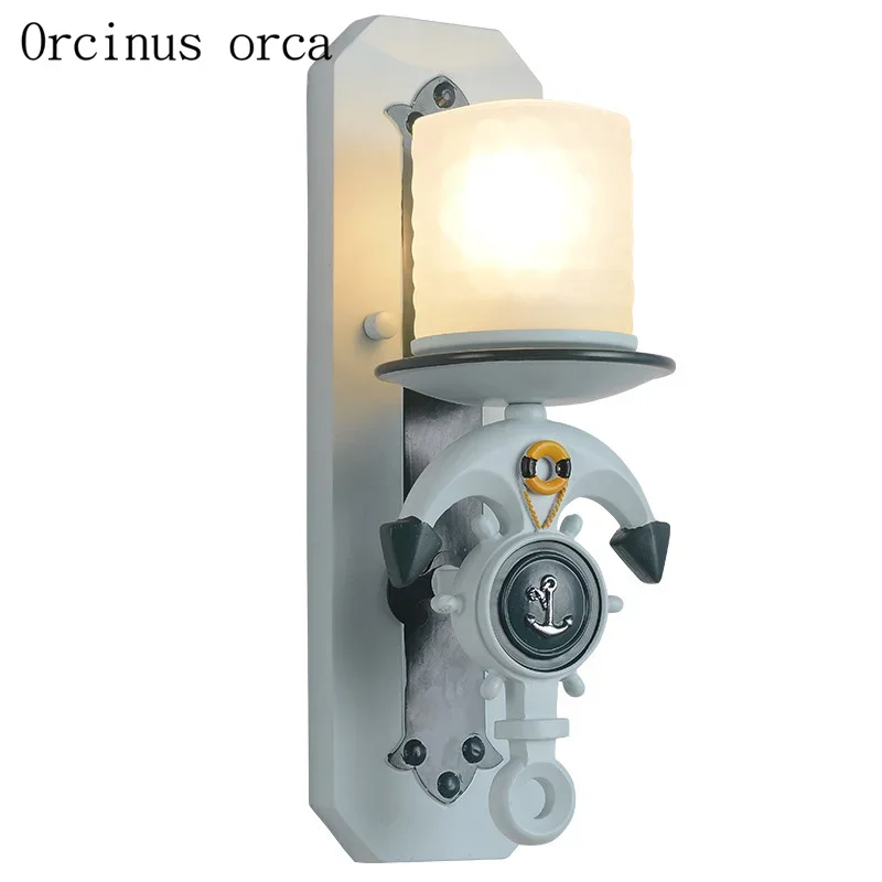Cartoon creative plane wall lamp boy  bedroom children's room lamp modern simple animal LED wall lamp free shipping
