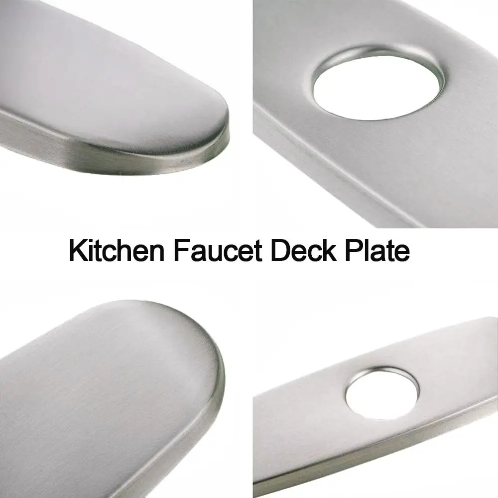 Sink Sink Base Decorative Panel Faucet Plate Hole Cover Tap Cover Deck Plate Faucet Deck Plate Bathroom Faucet Escutcheon Plate