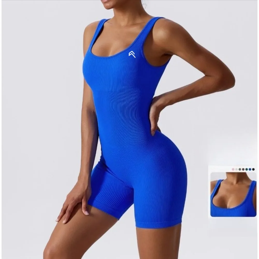 

Летний QA, высококачественные женские спортивные штаны для йоги, спортивный комбинезон с нагрудником, колготки с резьбой, костюм для йоги, фитнес-тренировки