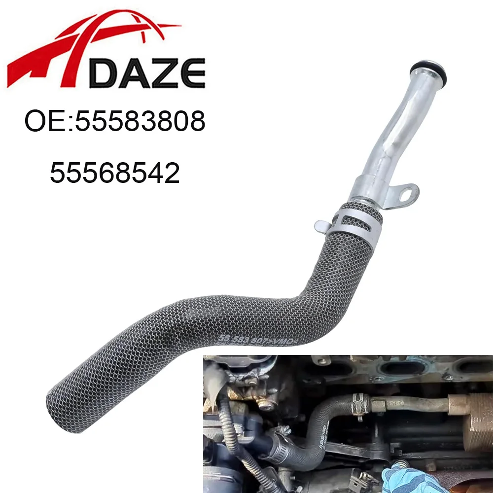 

DAZE 55583808 55568542 Выпускной шланг масляного радиатора двигателя для Buick Encore Chevy Trax Sonic Cruze