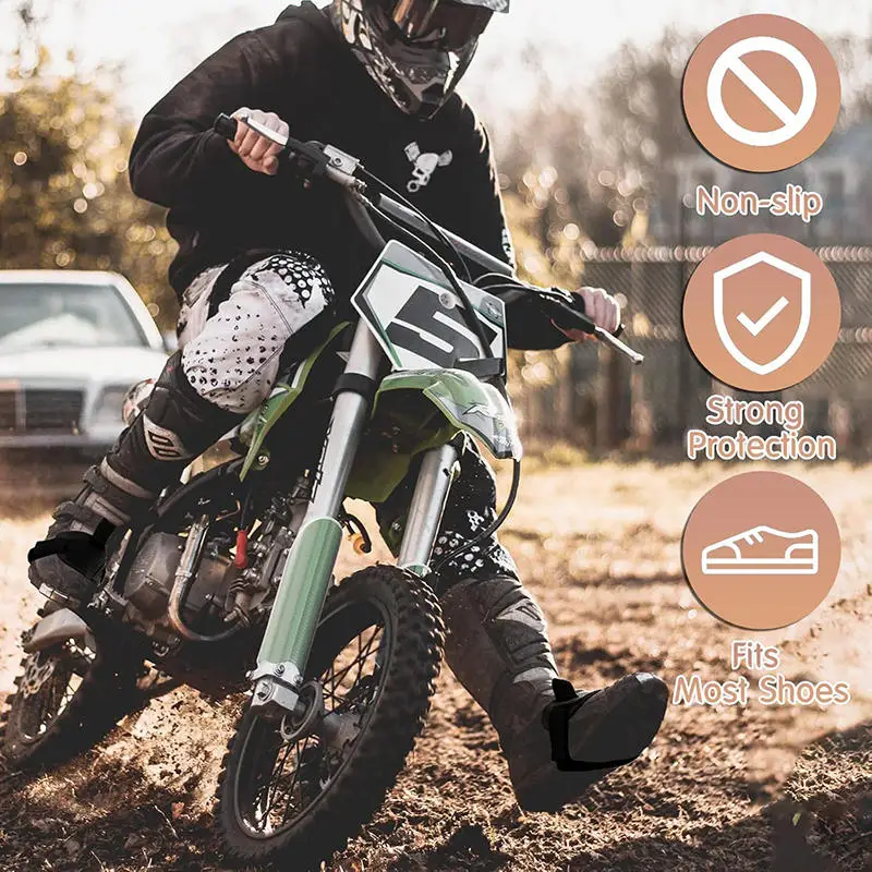 

Men Waterproof Protector Motocross Boots Cover Accessories Motorcycle Shift Pad Gear Shoes Protective Motorbike Gears Shifter