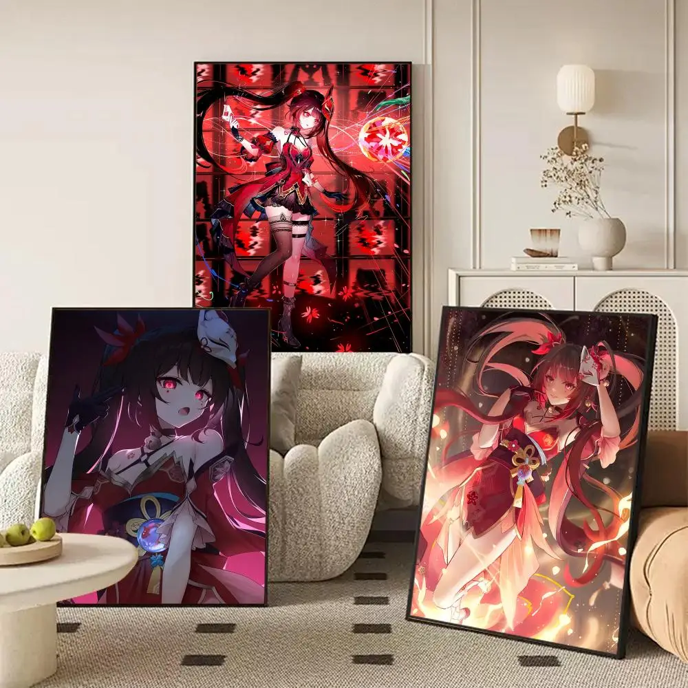 Sparkle Honkai Star Rail Poster HD Art Sticky Wall Waterproof Home Living Room Bedroom Bar Aesthetic Decoration