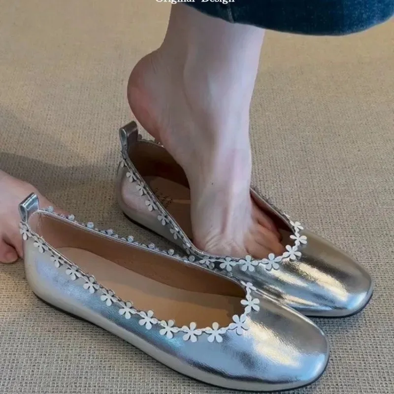 

Retro Women Mary Jane Shoes Exquisite Shallow Casual Shoes for Woman Fashion French Style Flat Shoe Designer Shoes Zapatos Mujer