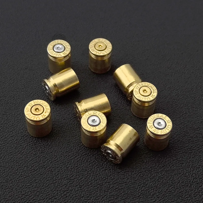 1pc 2 Types H62 Brass Personalized Vavle Cap Air Nozzle Cover For Car Motorcycle Mountain Bike Bottom Fire 45 AUTO FEDERAL LOGO