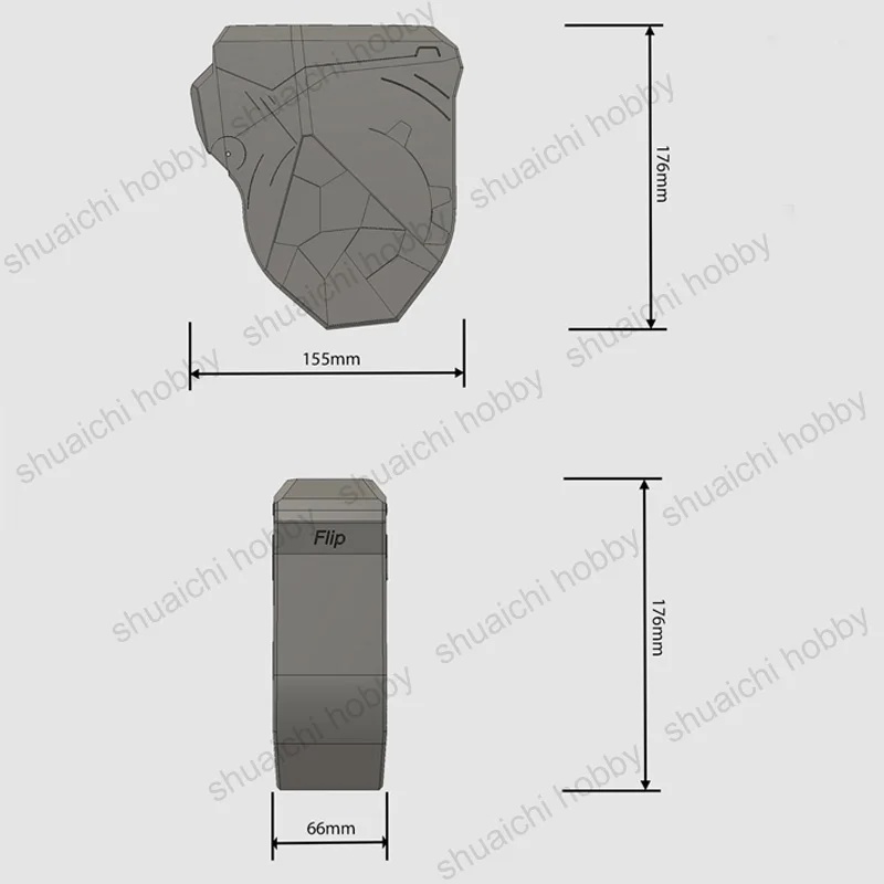1 قطعة PLA ثلاثية الأبعاد مطبوعة RC الطائرة بدون طيار صندوق تخزين الغبار الخارجي قذيفة واقية غطاء حماية ل DJI الوجه مدونة فيديو كاميرا الطائرة بدون طيار أجزاء