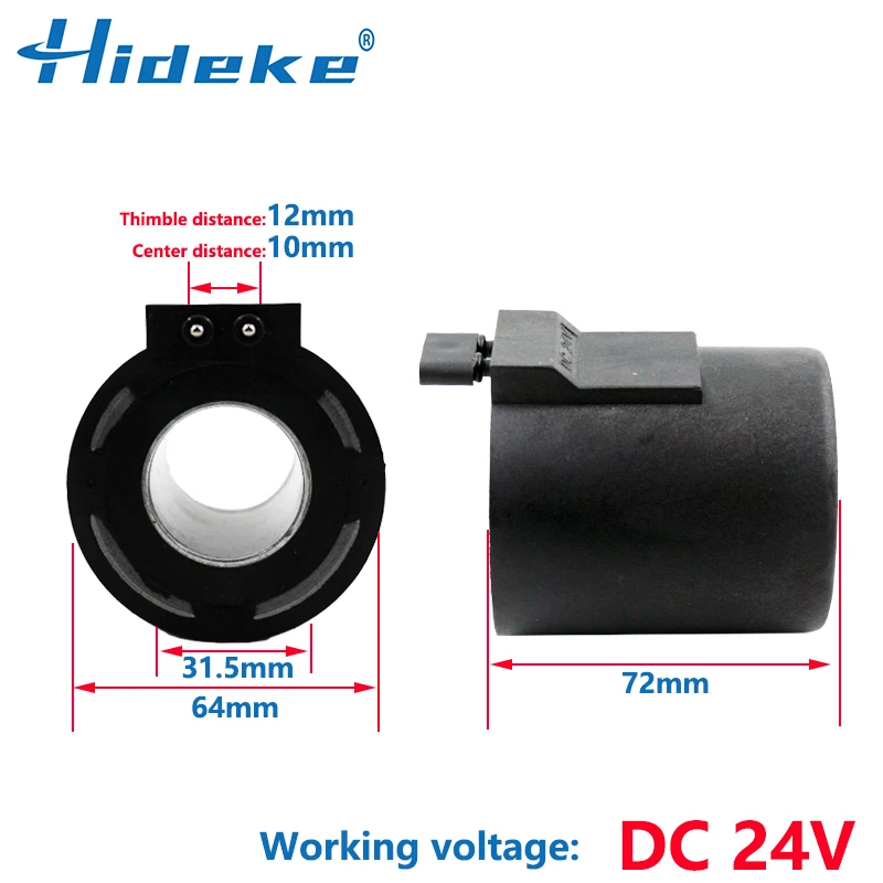 Bobine D'Électrovanne Hydraulique MFJ12-27YC – Ø22 Mm, Longueur 45 Mm, AC220V Ou AC110V