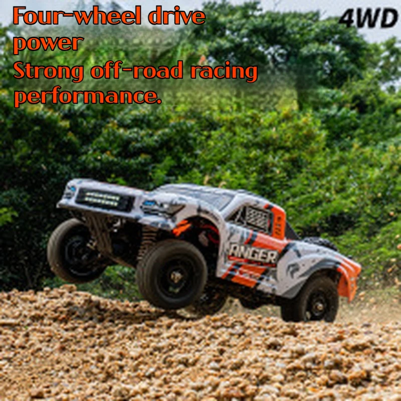 Coche todoterreno sin escobillas a escala 1:16, camión de caja corta 3100A, Control giroscópico con tracción en las 4 ruedas, vehículo de juguete con Control remoto de función completa