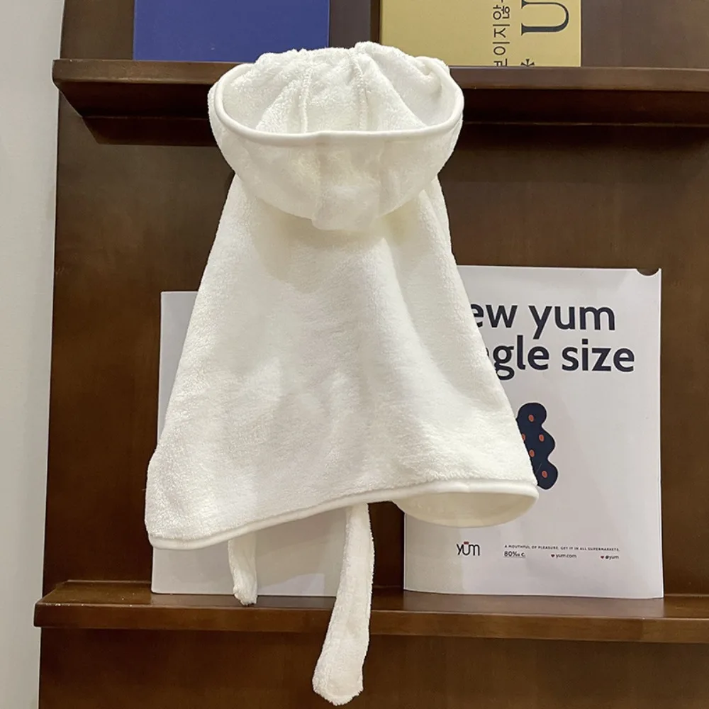 

Super Absorbent Pet Bathrobes Thickened Quick Drying Dog Bath Robe Soft Anti-Cold Hooded Bath Towel for Cats and Dogs