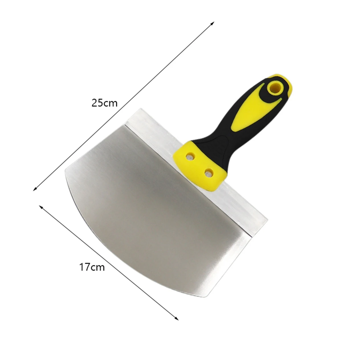 Vernice per pareti in acciaio inossidabile pala per gesso spatola raschietto lama alimentatore per vernice spatola di riempimento strumenti di costruzione