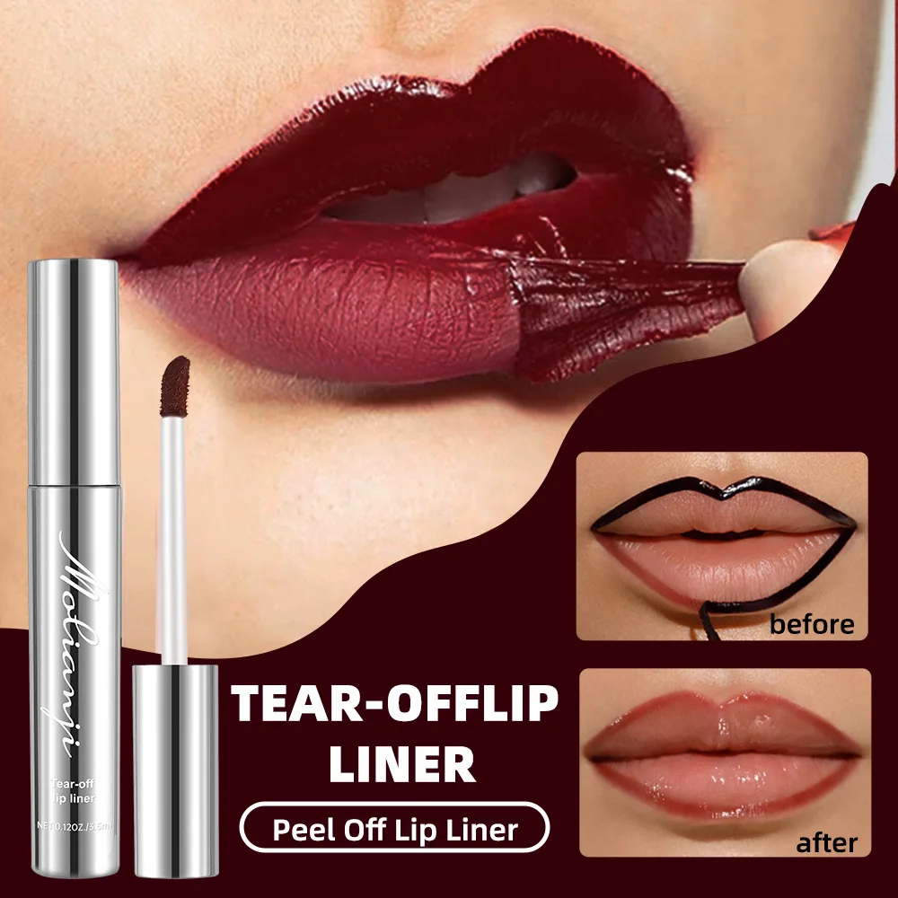 Waterproof Long Lastin Peel Off Lip Liner Matte Lip Ink Tattoo g Velvet Lip Tint Sexy Red Waterproof Long Lasting
