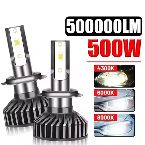 New 2pcs H7 H4 H1 H8 H11 LED Light H7 Car Headlight Bulbs H11 H8 LED Fog Auto Lamp 6000K 5570 9005 9006 9012 12V Turbo 24V