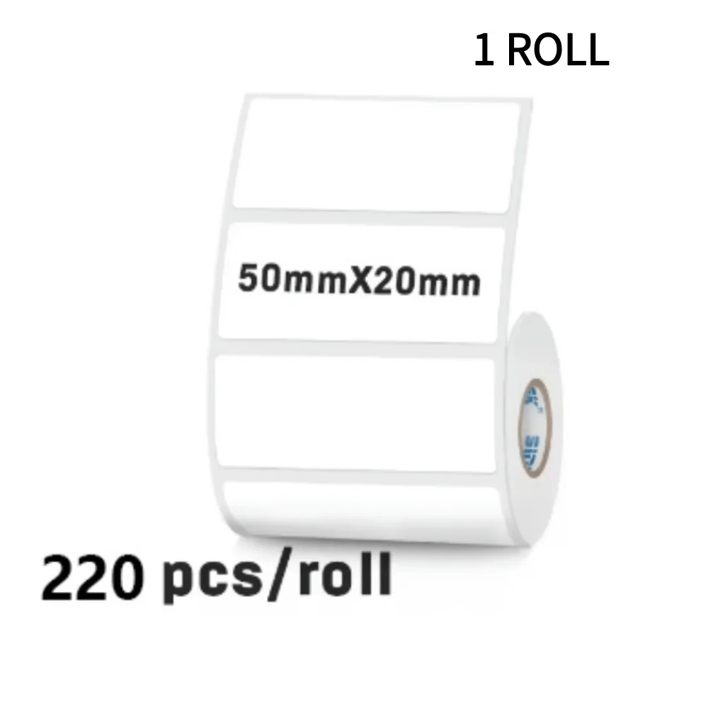 50 mm breites Thermoetikett, weiß, wasserdicht, selbstklebend, Etikettenpapier, Preisschild für Kleidung, geeignet für Drucker. – Detail 11