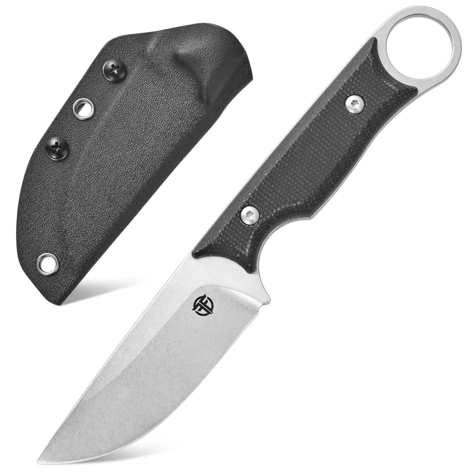 Bushcraft Knife Fixed - Eafengrow FF103 Fixed Blade Knife AUS-10