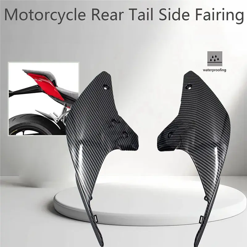 Motorcycle Rear Tail Side Fairing Cowl Passenger Pillion Seat Cushion Kit For DUCATI Streetfighter/Panigale V4 V2 18-22 view 3