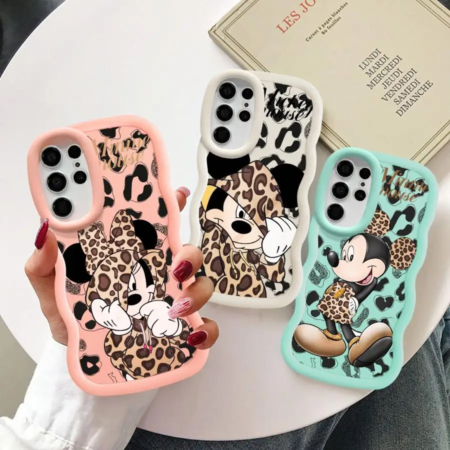 Disney Minnie Mouse Case for OPPO A5s A5 A7 A9 A11 A15 A12 A17 A16e A33 A53 A54 A57 A38 A17k A58 4G A32 A31 Soft Cover