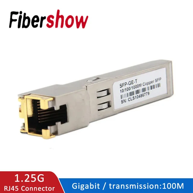 Moduł SFP Port Ethernet Moduł SFP Przełącznik RJ45 gbic Złącze 10/100/1000M SFP Miedź RJ45