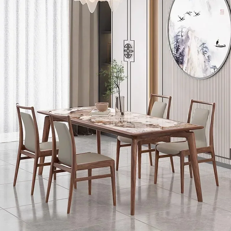 الاسترخاء توفير المساحة طاولة طعام الحديثة المعيشة القهوة مستطيل طاولة طعام مقاوم للماء الحد الأدنى Esstische أثاث المنزل #3