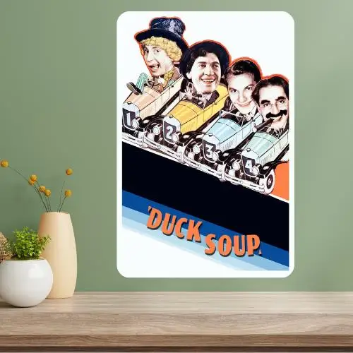 Duck Soup Marx Brothers Metal Movie Poster Sign